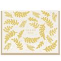 Dahlia Press Thank You Floral - Letterpress Card