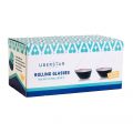 UBERSTAR Rolling Glasses - Stemless Wine and Whiskey Glasses (Pair)