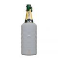 UBERSTAR Wine and Champagne Bottle Cooler with Lid - Grey