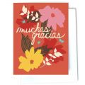Elizabeth Grubaugh Muchas Gracias Card-Single Note Cards