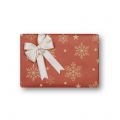 Discontinued-Christmas wrapping paper_Snowflake_Red Background_Style1_Bundle