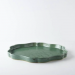Mino Ware Flower Platter - Olive - 24cm