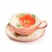 Yuzuriha Matsumoto Everyday Red Flower Coffee Cup Plate