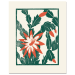 Heartell Press Christmas Cactus Art Print