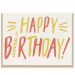 Dahlia Press Happy Birthday - Letterpress Card