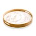 Lynn & Liana Designs Round Bamboo Resin Serving Trays-White Grey and Gold (In Stock)