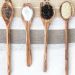 Scents and Feel Olive Wood Serving Spoons - Set of 4