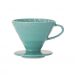Buy Hario V60-02 Ceramic Dripper - Turquoise Green of Turquoise Green color for only $41.00 in Shop By, By Occasion (A-Z), By Festival, Birthday Gift, Housewarming Gifts, Congratulation Gifts, JAN-MAR, OCT-DEC, Get Well Soon Gifts, Employee Recongnition, APR-JUN, New Year Gifts, Thanksgiving, Teacher’s Day Gift, Father's Day Gift, Valentine's Day Gift, Pour Over Coffee Maker at Main Website Store - CA, Main Website - CA