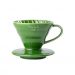 Buy Hario V60-01 Dripper (Ceramic) - Dark Green of Dark green color for only $33.00 in Shop By, By Occasion (A-Z), By Festival, JAN-MAR, OCT-DEC, APR-JUN, ZZNA-Retirement Gifts, Congratulation Gifts, ZZNA-Onboarding, Get Well Soon Gifts, ZZNA_Year End Party, ZZNA-Referral, Employee Recongnition, ZZNA_New Immigrant, For Him, Housewarming Gifts, Birthday Gift, ZZNA_Graduation Gifts, New Year Gifts, Thanksgiving, Father's Day Gift, Valentine's Day Gift, Teacher’s Day Gift, Pour Over Coffee Maker at Main Website Store - CA, Main Website - CA