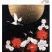 Maeda Senko Furoshiki Japanese Traditional Wrapping Cloth-Cranes and Flowers